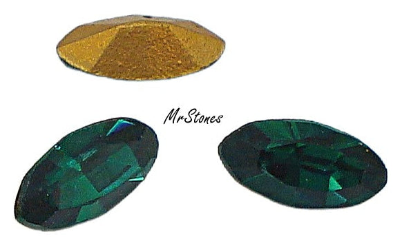 6x3mm (4100) Emerald Green Oval Shape