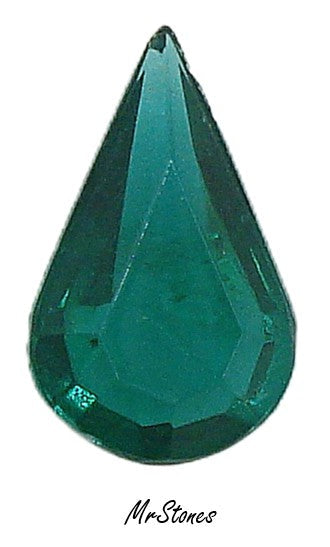 13x7.8mm (4300/2) TTC Emerald Unfoiled Pear Shape Teardrop