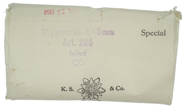 6x4mm (4100) Comet Ore Or 24kt Coating Oval Shape Swarovski KS Co. Art. 286