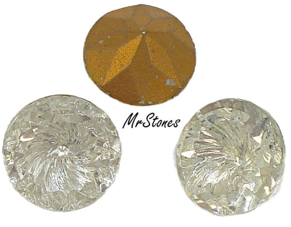 11.2mm (1213) (48ss) Crystal Inverted Fancy Cut Round Dentelle