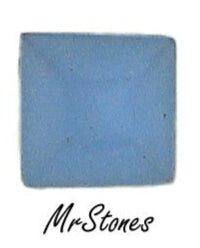 6mm (4400/2) Light Sapphire Frosted Matte Square Shape   (5.7mm)