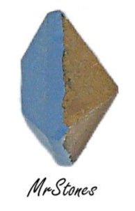 6mm (4400/2) Light Sapphire Frosted Matte Square Shape   (5.7mm)