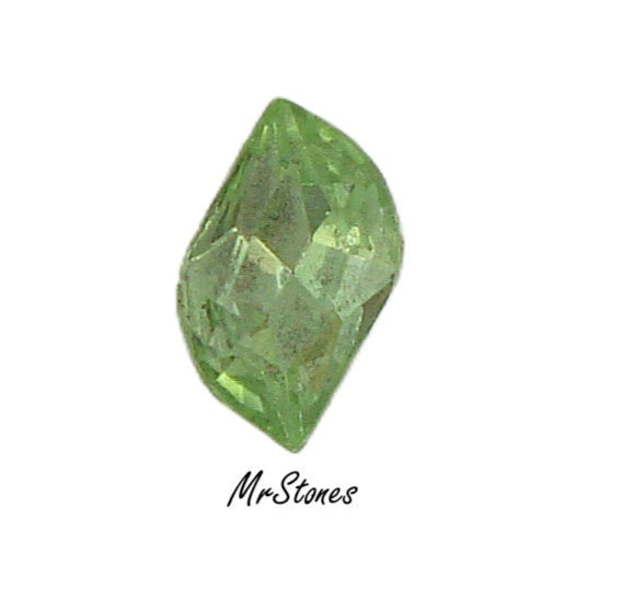 12x8mm (4804) Peridot Green Lazy S Left Slant Swarovski