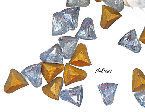 8mm (4806/2) TTC Light Sapphire Blue Bell Shape