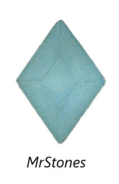 10x7mm (4710) Old Aqua Frosted Matte Diamond Shape
