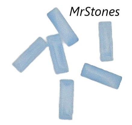 6x2mm (3932) Light Blue Moonstone Flatback Baguettes 4pk/$1.00