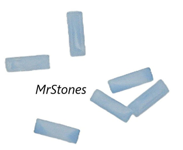 6x2mm (3932) Light Blue Moonstone Flatback Baguettes 4pk/$1.00