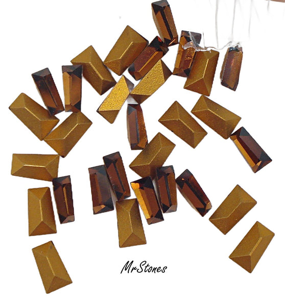 5x3x2.5mm (4700) (#17) Smoked Topaz Tapered Baguette