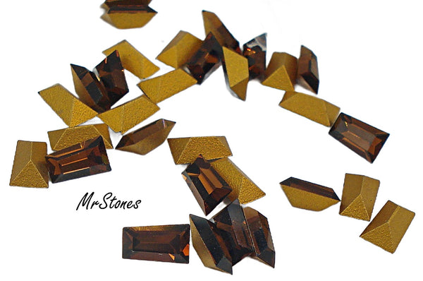 5x3x2.5mm (4700) (#17) Smoked Topaz Tapered Baguette