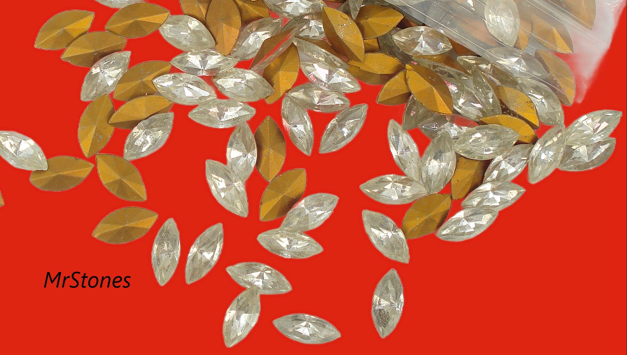 12x6mm (4200/2) TTC Crystal Marquise Navette OS 4pcs/$2.00