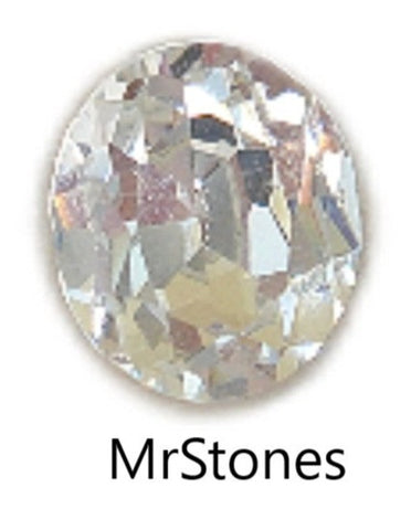 7x6mm (4140) Crystal Clear Oval Shape Swarovski Rare Size