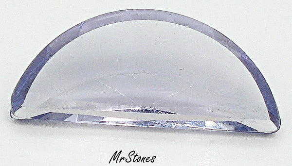 30x15mm (4728) Light Amethyst Unfoiled Half Moon