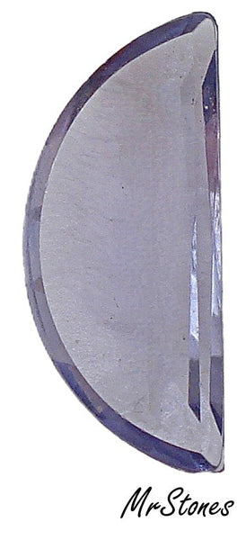 30x15mm (4728) Light Amethyst Unfoiled Half Moon
