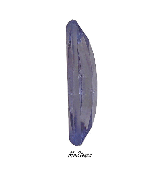 30x15mm (4728) Light Amethyst Unfoiled Half Moon