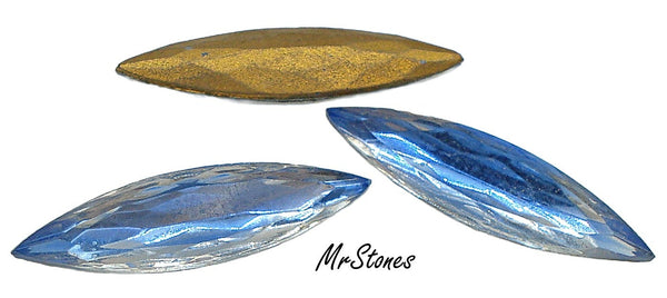 24x6mm (4200/2) TTC Bi Color Sapphire Crystal Marquise Navette