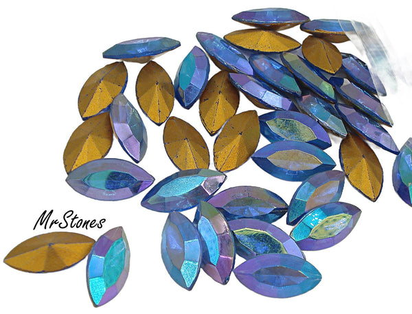 15x7mm (4200/2) TTC Amethyst AB Marquise Navette