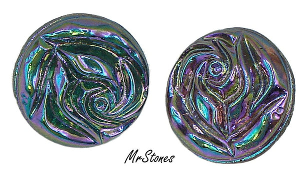 14.5mm (60ss) Amethyst AB Special Flower Rose Cut