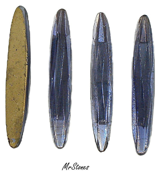 30x6mm (3292) Cardinal Purple Oval Rauten Rose Cut