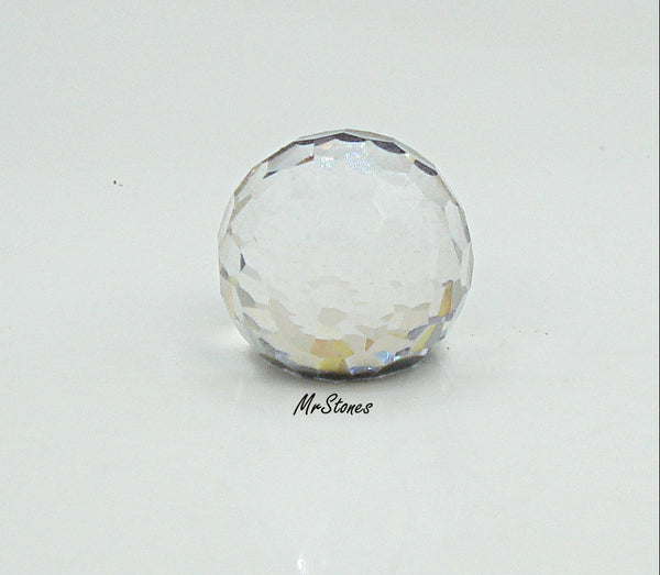 14mm (4861) Bermuda Blue 3/4 Swarovski Fire Ball