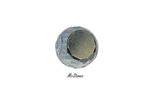 14mm (4861) Bermuda Blue 3/4 Swarovski Fire Ball