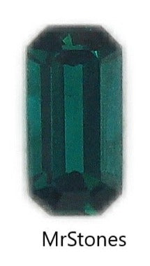 8x4mm (4600) M/C Emerald Green Un-Foiled Cushion Octagon