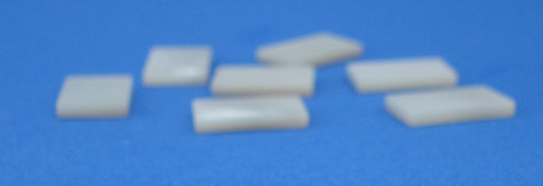11x7x1.4mm Natural Mother of Pearl Cushion Flat Tile