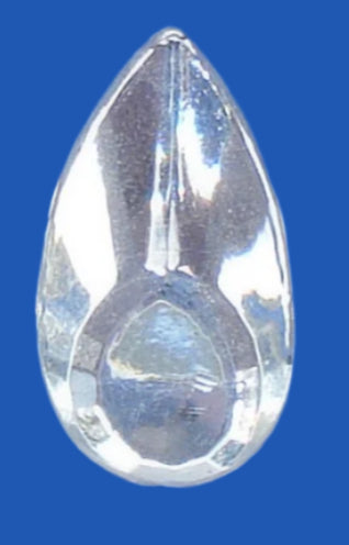 20x11mm (2300) Crystal Fancy Cut Pear Teardrop Flatback