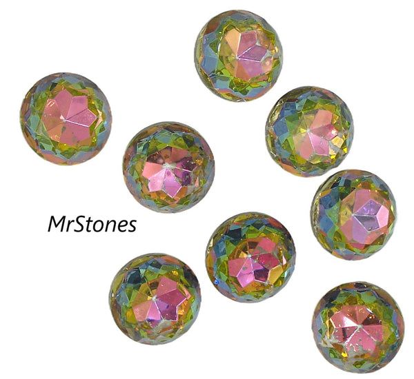 18mm (1200/2) (75ss) Vitrail Medium Czech Round Dentelle