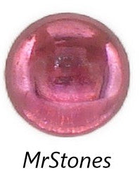 7mm (2194) Rose Pink Czech Round Cabochon