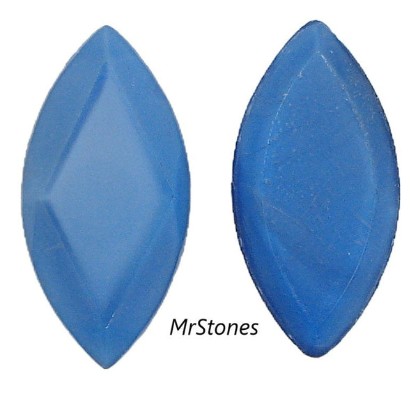 30x15mm (4202/2) Blue Moonstone Channel Cut Marquise Navette