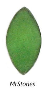 10x5mm (4200/2) Peridot Frosted Matte Marquise Navette
