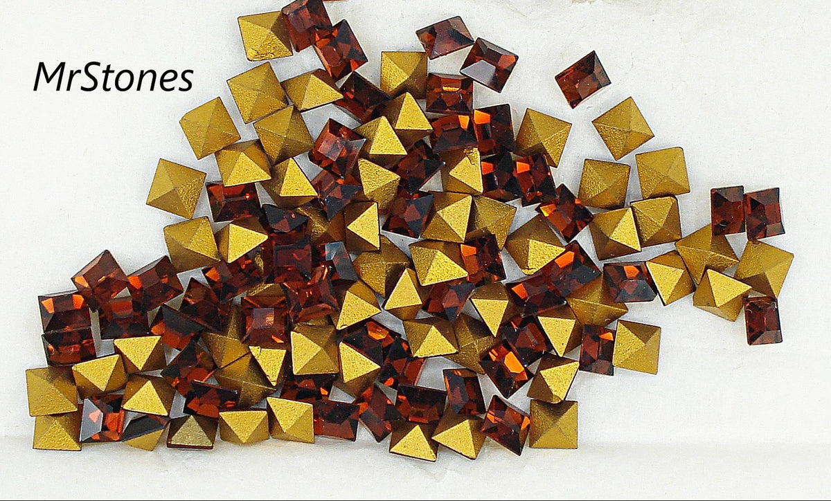 5mm (4400) Madeira Topaz Square Shape – MrStones