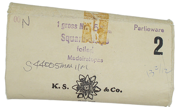 5mm (4400) Madeira Topaz Square Shape