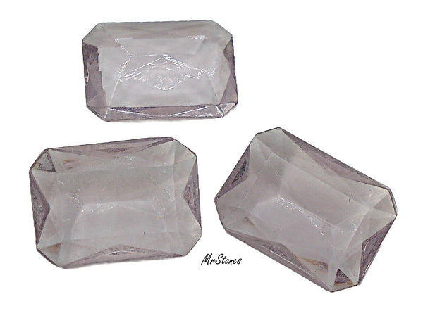 18x13mm (4626/2) TTC Light Amethyst Purple Unfoiled Cushion Octagon W. Germany