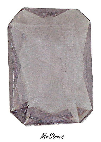 18x13mm (4626/2) TTC Light Amethyst Purple Unfoiled Cushion Octagon W. Germany