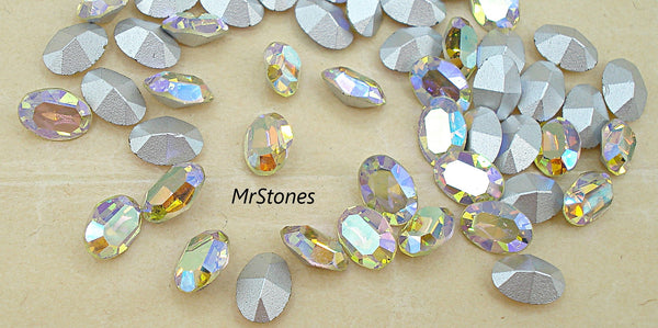 7x5mm (4100) Jonquil AB Oval Shape Swarovksi KS Co. Art. 286