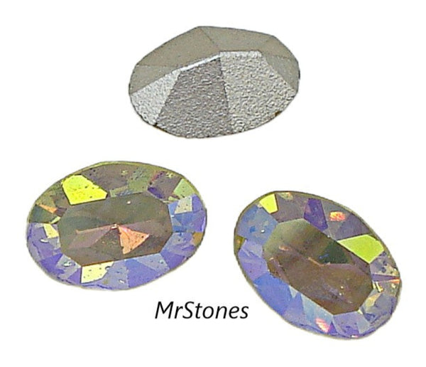 7x5mm (4100) Jonquil AB Oval Shape Swarovksi KS Co. Art. 286