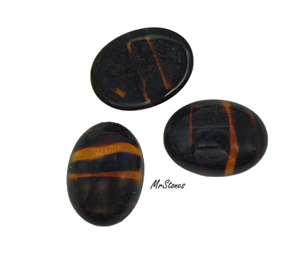 25x18mm (1685) Dark Tortoise Oval Cabochon