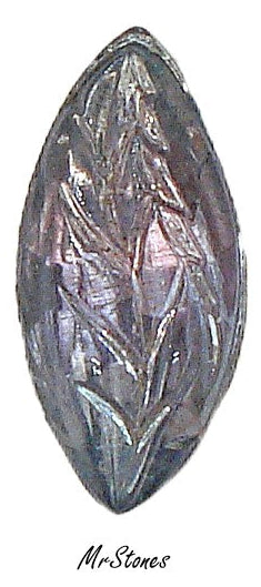 15x7mm (LEAF) Bi Color Amethyst Light Sapphire Marquise Navette Leaves