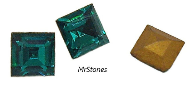 3.9mm (4410) Emerald Step Cut Square Shape 1pc or 100pcs Swarovski KS Co Art. 110
