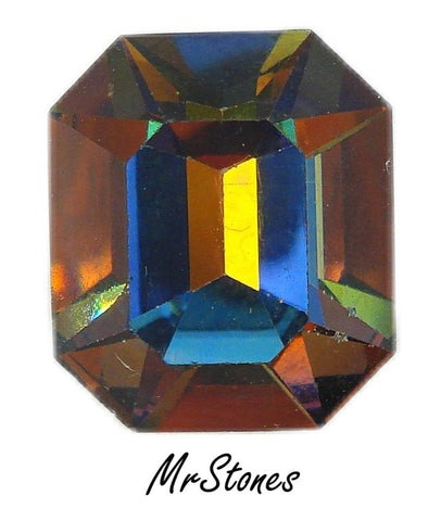 14x12mm (4600) M/C Vitrail Dark Cushion Octagon Swarovski