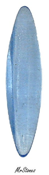 23x6mm (3146) Light Sapphire Blue Marquise Navette Buff Top Doublet Unfoiled
