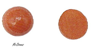 2.75mm (2090/4) Coral Glass Round Cabochon