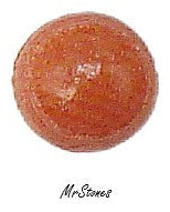 2.75mm (2090/4) Coral Glass Round Cabochon