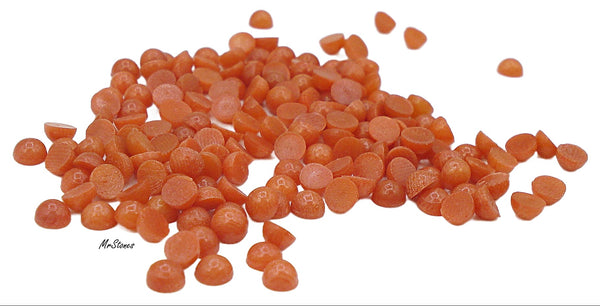 2.75mm (2090/4) Coral Glass Round Cabochon