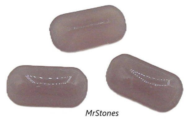 8x4mm (3436) Plum Purple Cushion Octagon Buff Top Doublet Japan 10pcs/$1.00