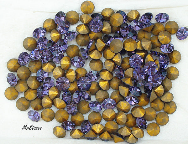 6.3-6.5mm (1100) (30ss) Cardinal Purple Swarovski Round Chaton
