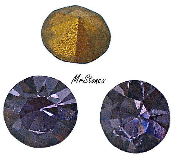 6.3-6.5mm (1100) (30ss) Cardinal Purple Swarovski Round Chaton