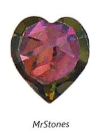 6.5x6mm (4800I) Vitrail Medium Inverted Heart Swarovski Pointed Top Table Bottom