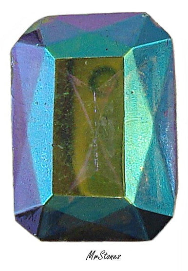 18x13mm (4626/2) TTC Black Diamond AB Cushion Octagon